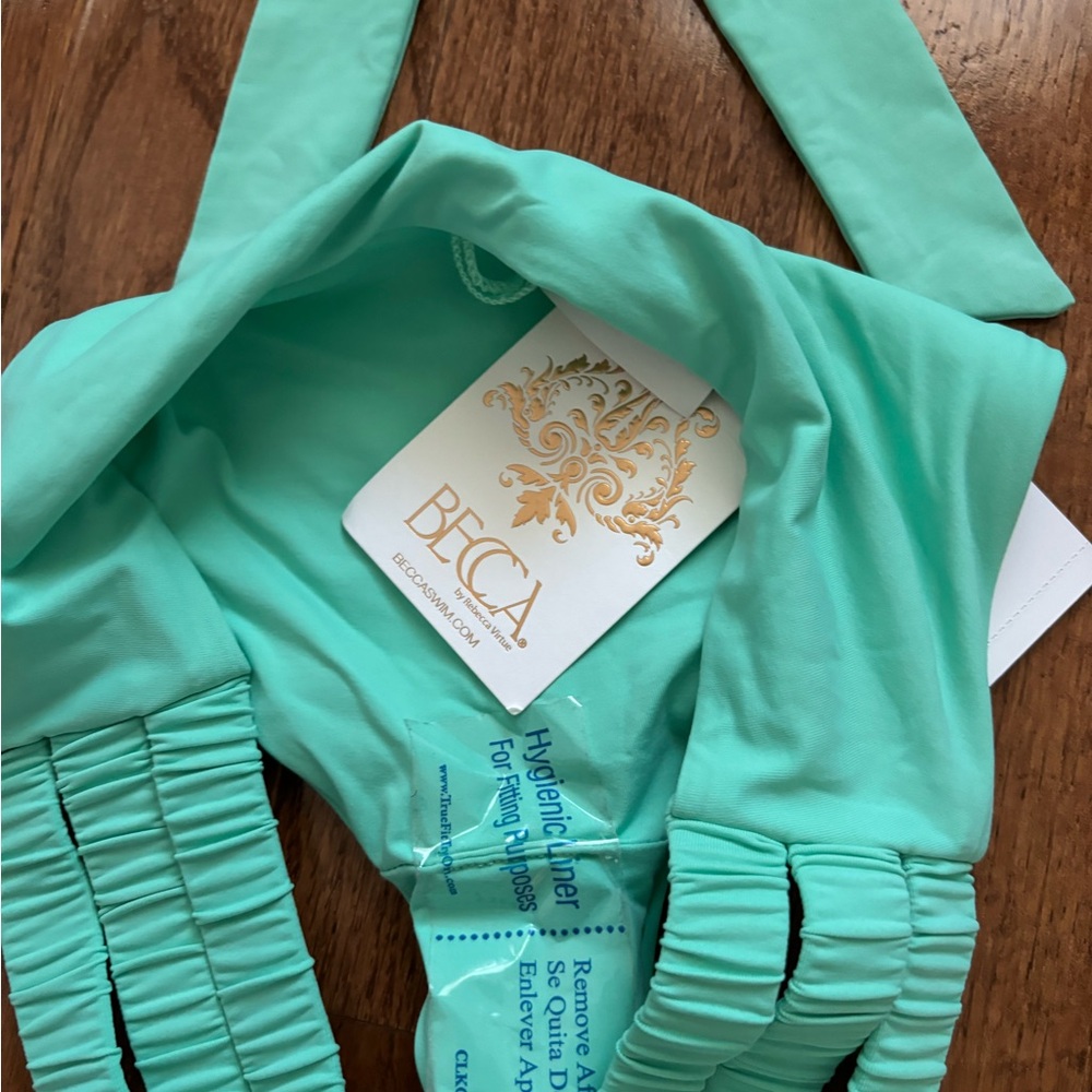 Women’s Mint Green Halter Bikini Set - Brand - Picture 3 of 6